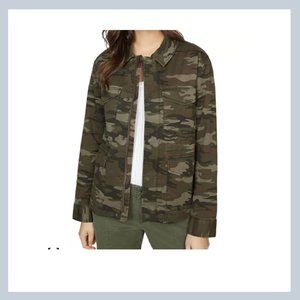 Sanctuary Utility Jacket/Shirt Camo. Size L.